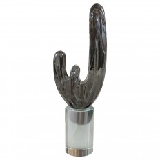 Murano glass cactus sculpture